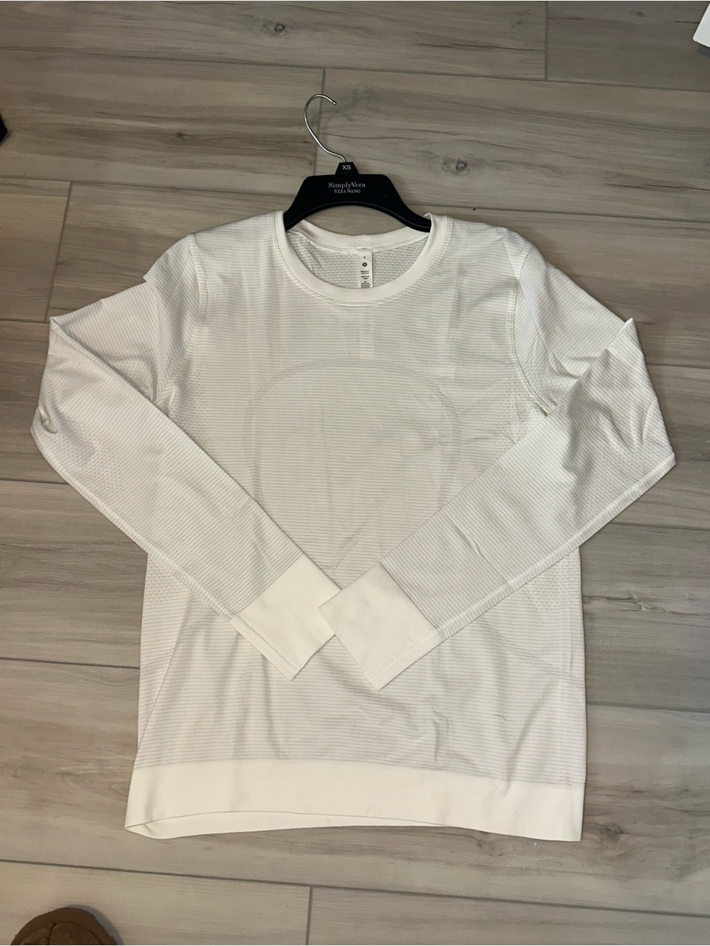 Lululemon Swiftly Relaxed White Long-Sleeve Crewneck Shirt